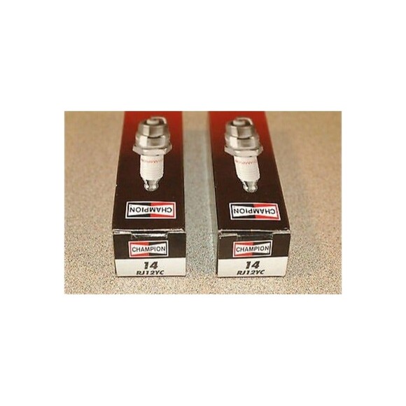 Champion RJ12YC (14) Copper Plus Spark Plug, Pack of 2 Outdoor, Home, Garden - Picture 1 of 2
